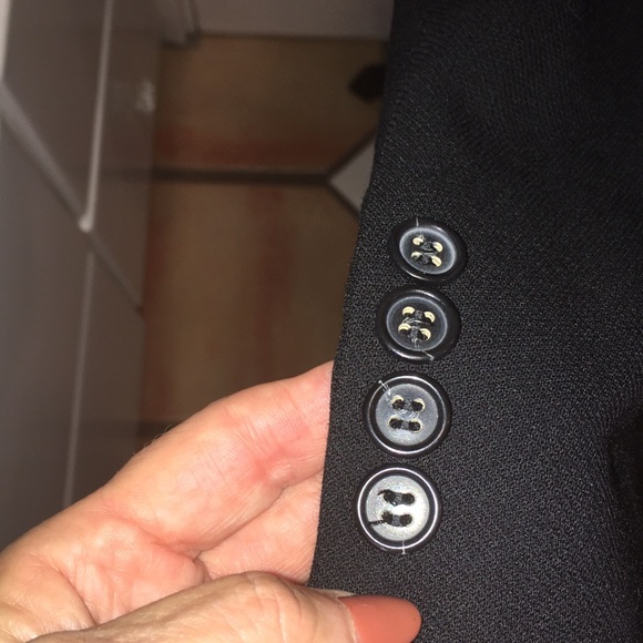 BLACK J CREW JACKET,SIZE 6, VERY NICE, 100%WOOL - Picture 5 of 7